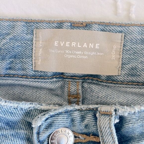 🎄3 for $25🎄 Everlane the Curvy 90s Cheeky Straight Jean Light Wash - Picture 5 of 12